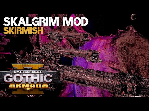 7x Balestar Titan - Massive Battle | Skalgrim Mod Skirmish | Battlefleet Gothic: Armada 2