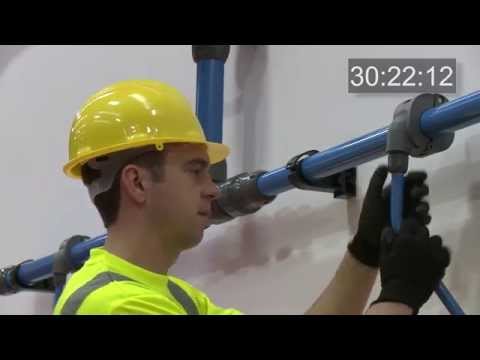 Air pipe installation