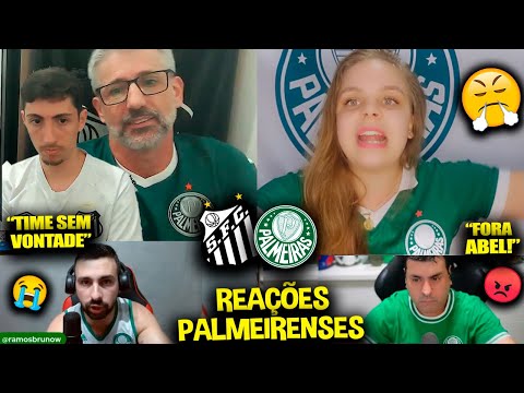 REAÇÕES dos PALMEIRENSES FURIOSOS com a DERROTA - SANTOS 1X0 PALMEIRAS [REACT FINAL PAULISTÃO 2024]