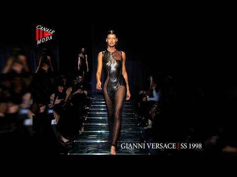 THE FIRST DONATELLA VERSACE SHOW: VERSACE Spring 1998 Milan - Canale Moda