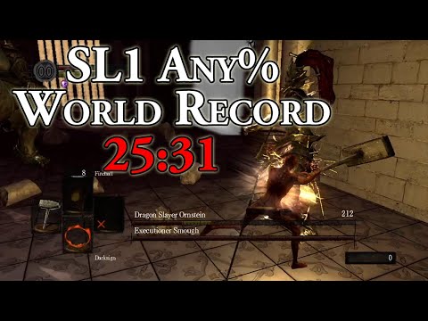Dark Souls - SL1 Any% World Record (25:31)