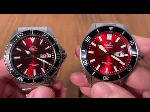 Orient Divers Comparison - Kamasu vs Kanno, let's paint the town red!