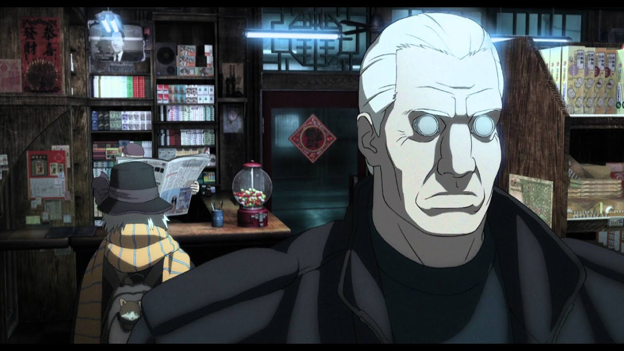 Ghost in the Shell 2: Innocence - Batou Store Hack Scene