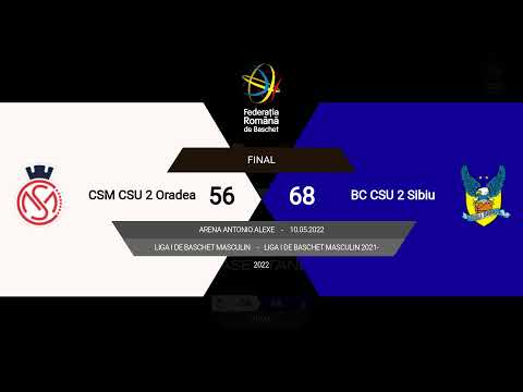 L1BM 2021-2022: CSM CSU 2 Oradea - BC CSU 2 Sibiu