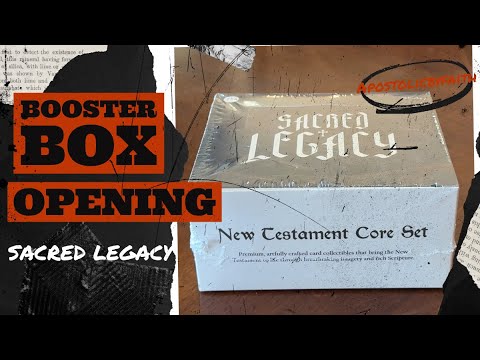 Sacred Legacy Booster Box Opening - New Testament Core Set
