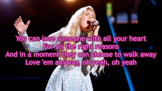 Brennley Brown - Anyway (The Voice Performance) - Lyrics