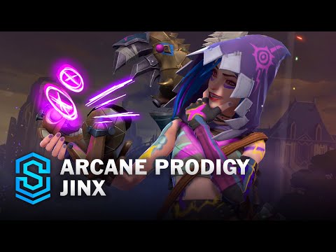 Arcane Prodigy Jinx Wild Rift Skin Spotlight