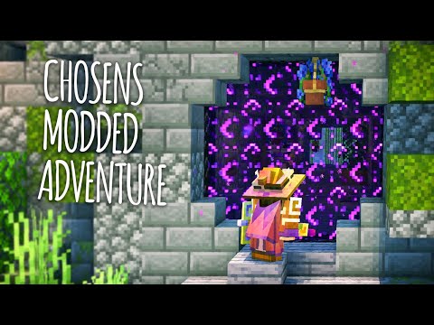 ChosenArchitect - Chosen's Modded Adventure EP6 The Nether is Cursed but Chosen is STRONK!