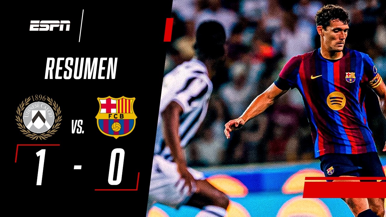 UDINESE GANÓ Y SE QUEDÓ CON LA FRIULI VENEZIA GIULIA CUP | Udinese 1-0 Barcelona | RESUMEN