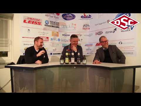 Pressekonferenz Deggendorfer SC - Moskitos Essen Spiel 3 25.03.2018