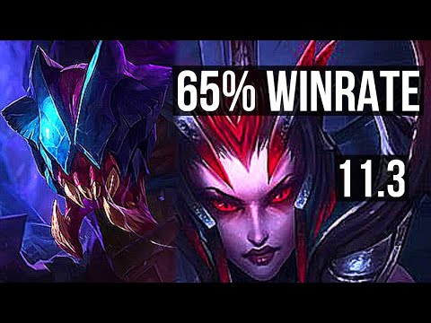 REK'SAI vs ELISE (JUNGLE) | 6/0/12, 65% winrate, Dominating | KR Grandmaster | v11.3