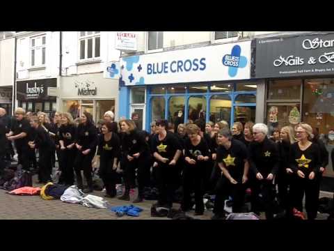 Newbury Town Centre Flashmob (Newbury, Speen & Thatcham Rock Choir
