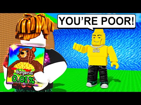 Trolling My Friend as a NOOB with 0.01% Brainrots in Escape Tsunami for Brainrots