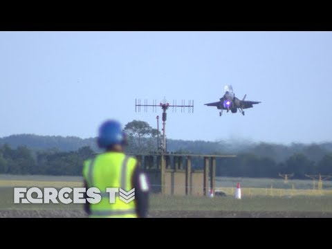 Welcome Home: First British F-35Bs Arrive At Their New Base | Forces TV