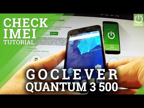 How to Check IMEI in GOCLEVER Quantum 3 500 - IMEI Tutorial