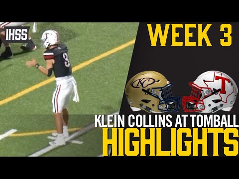 Klein Collins vs Tomball High-Octane Game Highlights!