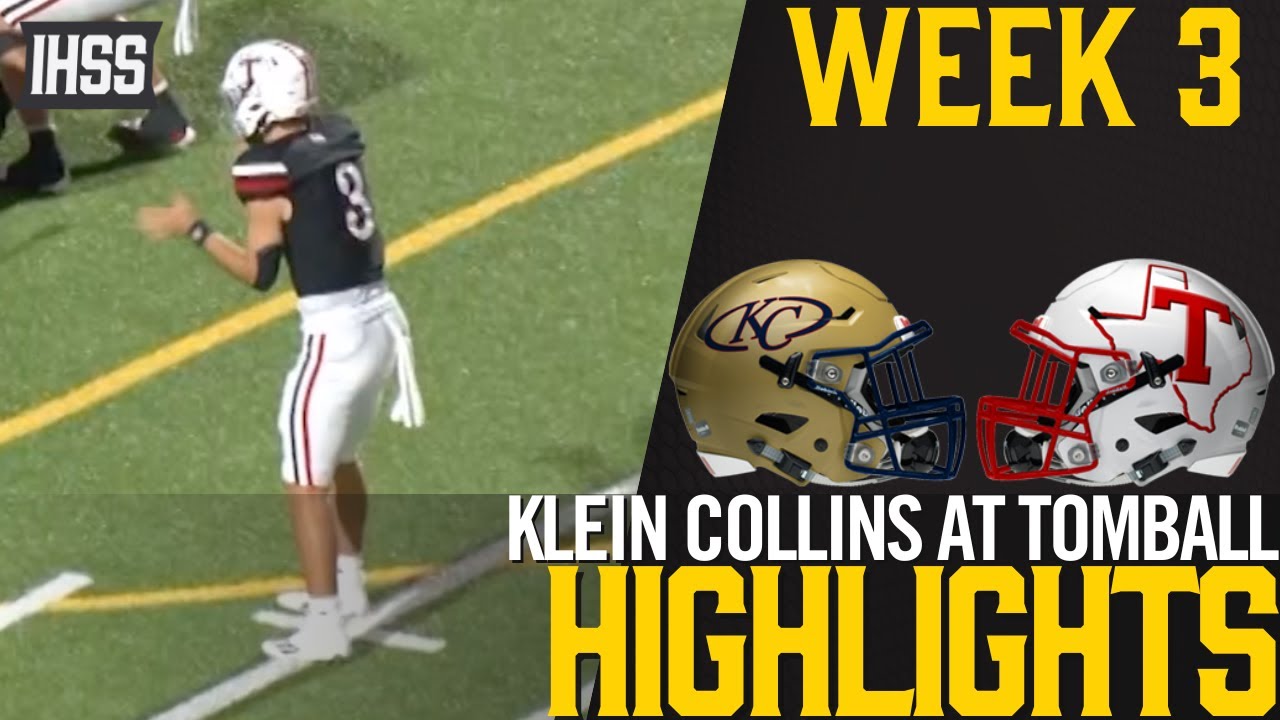 Klein Collins vs Tomball High-Octane Game Highlights!