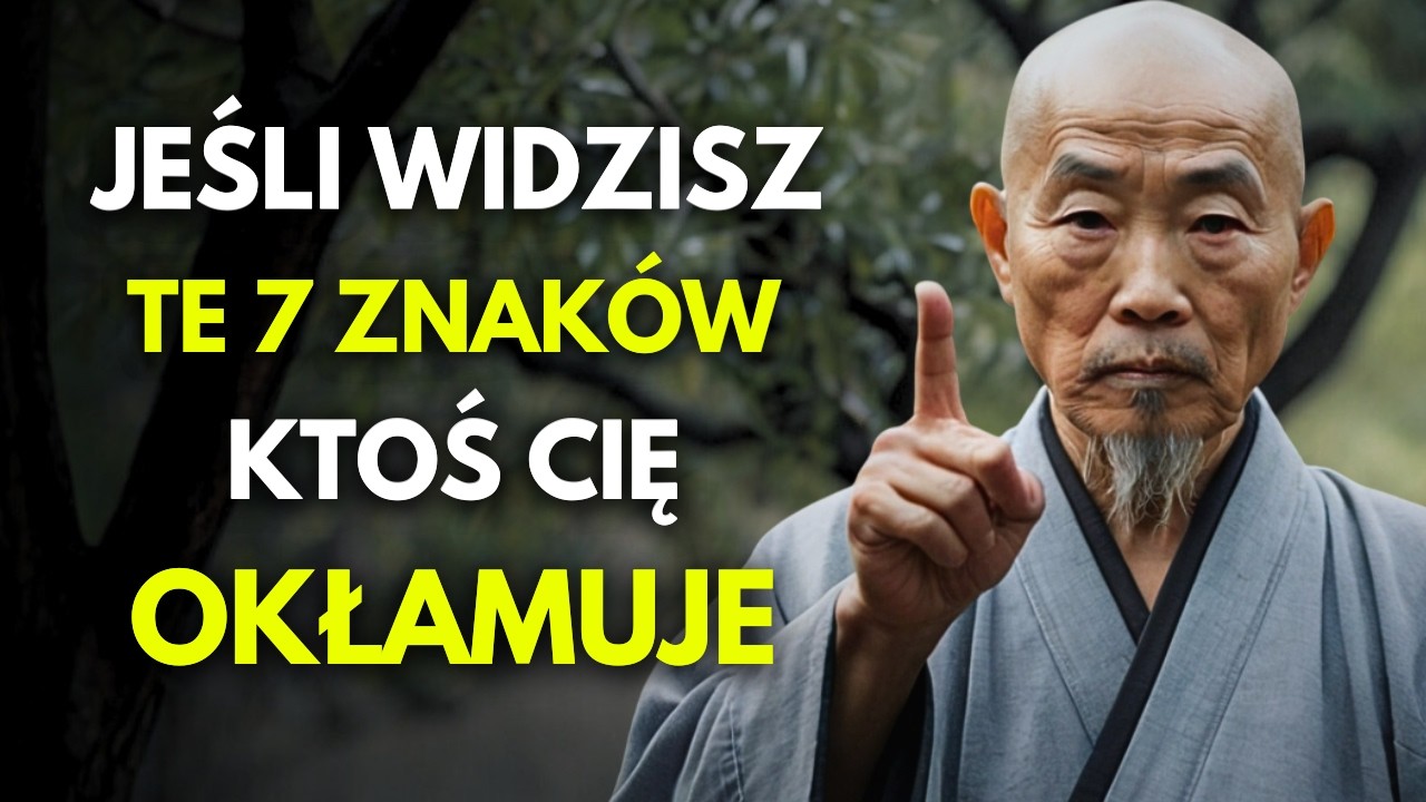 Kiedy ktoś KŁAMIE, Zawsze Robi te 7 Rzeczy | Buddyjska Mądrość