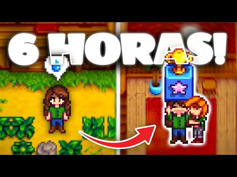 Quão longe consigo ir em 6 HORAS SEGUIDAS de Stardew Valley?