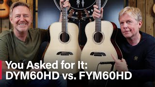 Video thumbnail for Dreadnought or OM? Yairi DYM60HD vs. FYM60HD - Alvarez TV by Alvarez Guitars