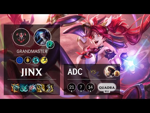 Jinx ADC vs Samira - EUW Grandmaster Patch 11.8