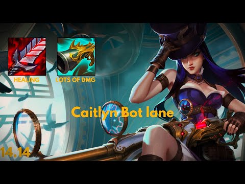 CAITLYN VS NOOB MISS FORTUNE *BULLY* [BOT LANE]