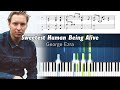 George Ezra - Sweetest Human Being Alive - Accurate Piano Tutorial with Sheet Music