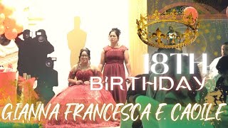 Download lagu Gianna Francesca E. Caoile | Italy-based | 18th Birthday Party Quick Preview | Play in 4k | mp3