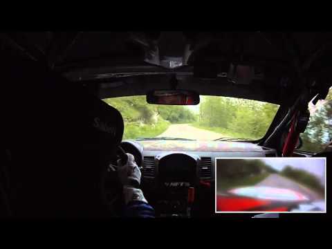 Cameracar Rally Prealpi Orobiche 2013 Liberini-Cuter Lancer Evo X N4 2°di classe - PS 8