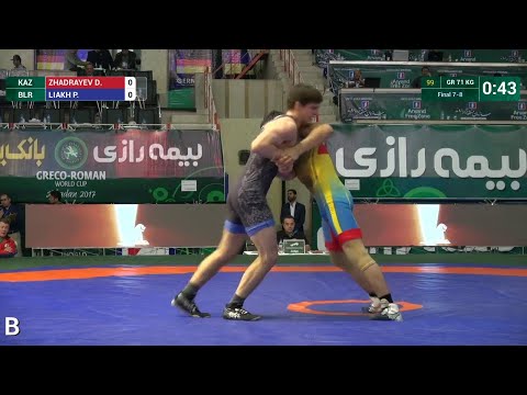 Final 7-8 GR - 71 kg: P. LIAKH (BLR) df. D. ZHADRAYEV (KAZ), 4-2