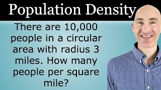 Poplulation Density (How to Find)