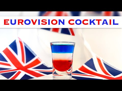 UNION JACK Cocktail Shot Tutorial 🎶💖 | Great British Party Celebration