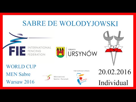 FIE World Cup Warsaw - Men Sabre Individual - Piste Red