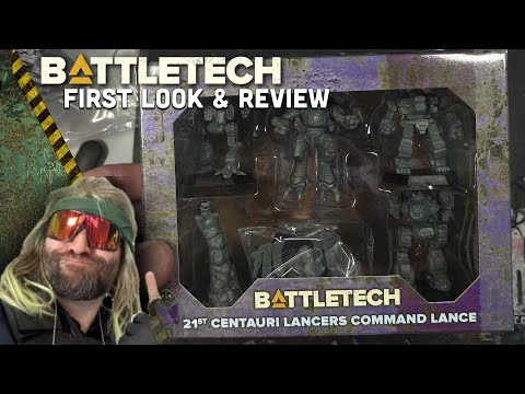 Battletech: 21st Centauri Lancers Command Lance - First Look
