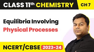 Equilibria Involving Physical Processes - Equilibrium | Class 11 Chemistry Chapter 7 | CBSE/JEE/NEET