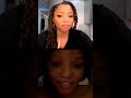 Chloe Bailey And Halle Bailey Beautiful Instagram Live Chat