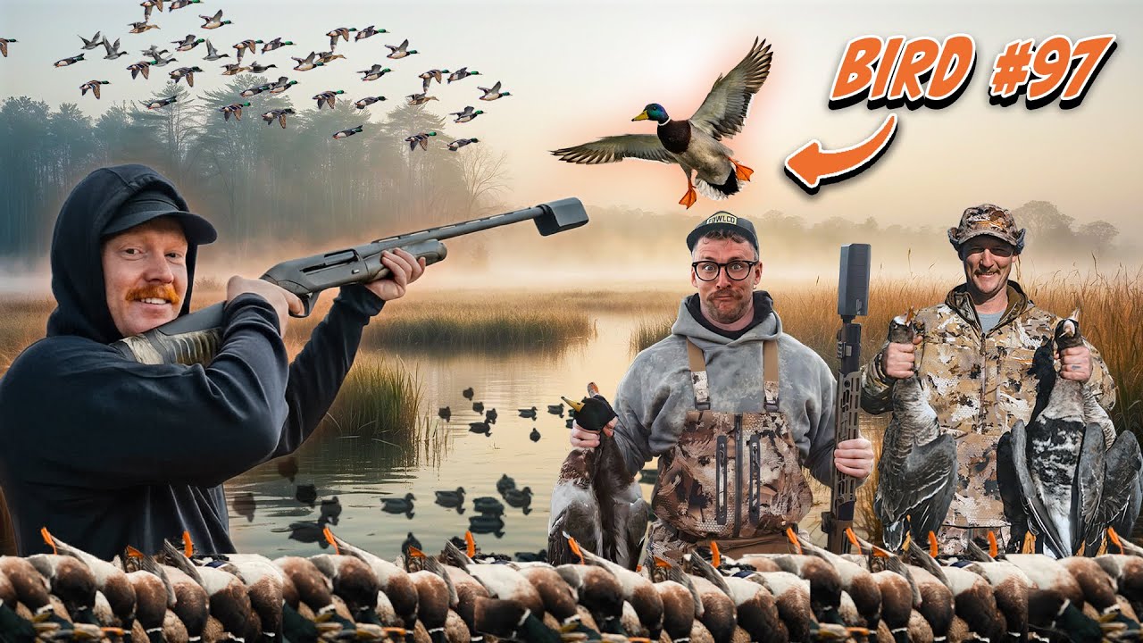 Dirty Kid Goes Duck Hunting For The First Time