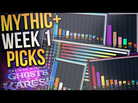 Week 1 Mythic+ Best DPS, Healers & Tanks | Spec Popularity & Best Comps So Far
