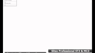 Sitex Professional ST3 & MC3