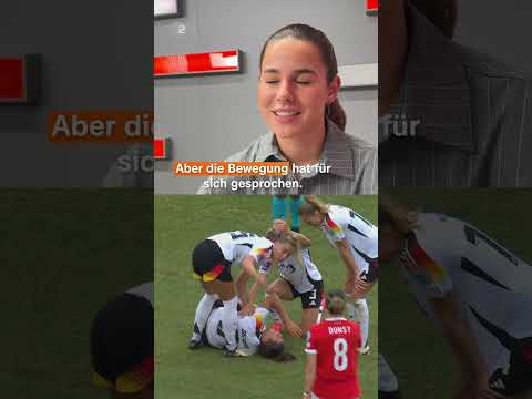 Oberdorf zog sich in der EM-Quali eine Kreuz- und Innenbandverletzung zu | sportstudio | #shorts