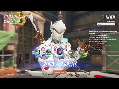 NECROS TOP 500 GENJI ONE TRICK! [ OVERWATCH 2 SEASON 6 TOP 500 ]