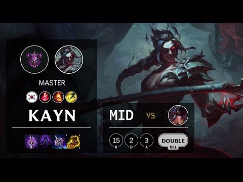 Kayn Mid vs Akali - KR Master Patch 10.10