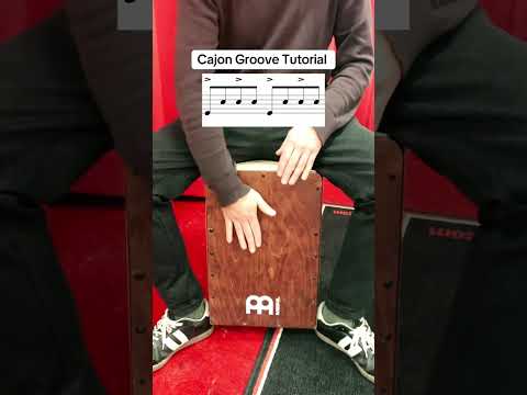 Easy Cajon Groove Tutorial 🎶🪘🔥 #cajon #percussion #groove #tutorial #beginners #drums