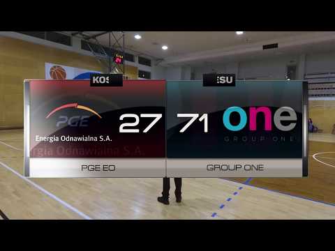 PGE EO vs Group ONE - VI kolejka - II Liga Warszawa - Koszykarska Liga Biznesu
