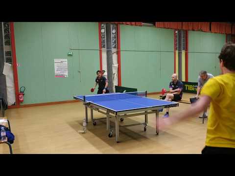 Tennis de table superbe échange