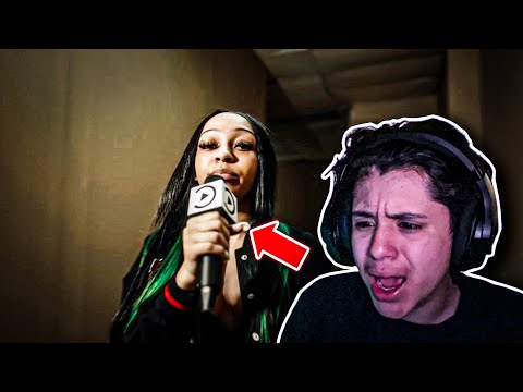 SHE POPPED OFF!! Miyaa V - LightWork Freestyle (Music Video) | Pressplay REACTION!