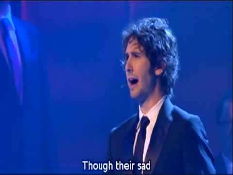 Josh Groban - Anthem from musical Chess with lyrics - Royal Variety, London Palladium (2008)