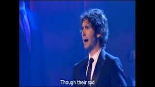 Josh Groban - Anthem from musical Chess with lyrics - Royal Variety, London Palladium (2008)
