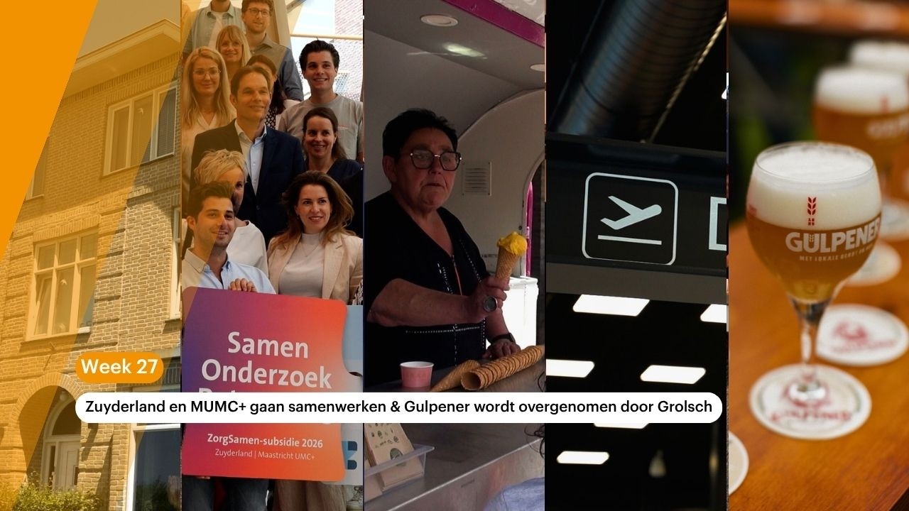 Vandaag Streeknieuws: Zuyderland en MUMC+ gaan samenwerken & Gulpener wordt overgenomen door Grolsch