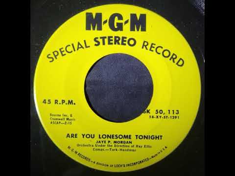 (Unrestored) Jaye P. Morgan – Are You Lonesome Tonight